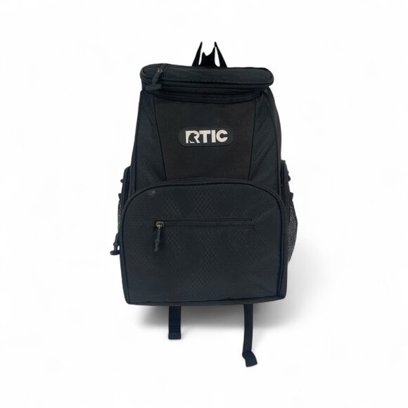 RTIC 15 Can Lightweight Backpack Insulated Cooler, 10 Qt, Storage Pockets, Black - Picture 1 of 6